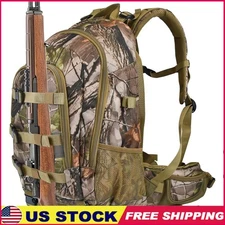 Hunting Backpack 40L Ergonomic Design W/ Rifle Holder Built-in Rain Cover Men