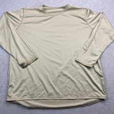 US Military Tan Base Layer Shirt ECWCS Gen III Polartec ADS See Photos For Size