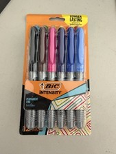 Bic Intensity Permanent Fine Bold Colors - 12 markers