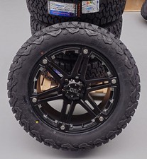 RID R01 9x20 6x139,7 Felgen + Reifen Black Bear AT2 285/55/20 Dodge Gmc RAM 1500