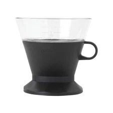 Koffe BPA-Free Plastic Auto-Drip Pour Over Coffee Maker with #2 Paper Filters