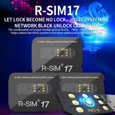 R-SIM19 SIM18 QPE Stable Unlock Card for iPhone 15 Plus 14 13 Pro Max 12 IOS17