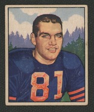 1950 Bowman #97 George Connor :: Chicago Bears  HOF  ~ EX
