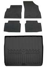 Gummi Fußmatten Kofferraumwanne für Opel Astra K Kombi 2015-2021 Gummimatten Set
