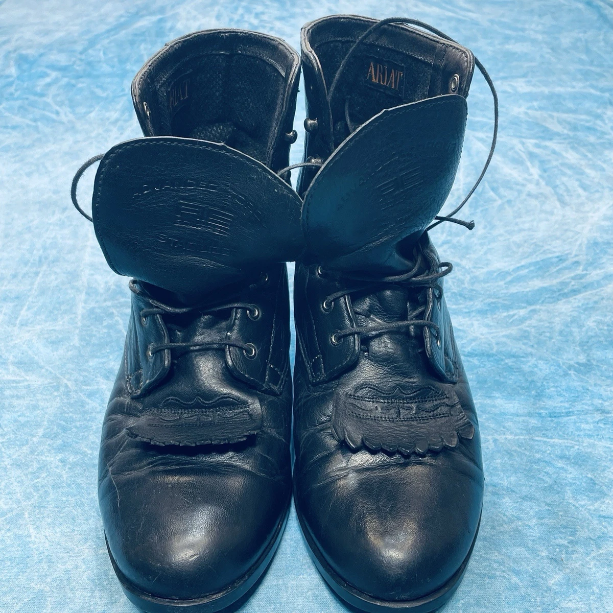 Ariat Heritage Roper Bota De Media Caña De Cuero De Grano Completo Para