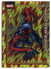 2026 Topps Chrome Marvel #164 Spider-Man 2099 Human Torch Refractor /39