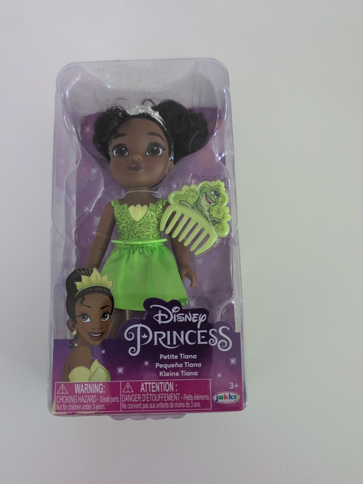 NEW Disney Princess Petite 6&rdquo; Tiana Doll With Comb Jakks P