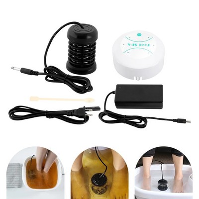 Foot Spa Detox Ionic Machine Soak Remove Toxins Salon Spa Ion Aqua Foot Bath Kit