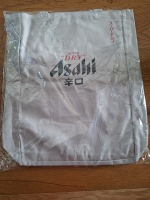 Große Asahi Super Dry Shopper Tasche Beuteltasche 