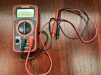 #ad Sears Craftsman Nos Compact Multimeter 82345 Rare Style W Leads 8 Function $29.99