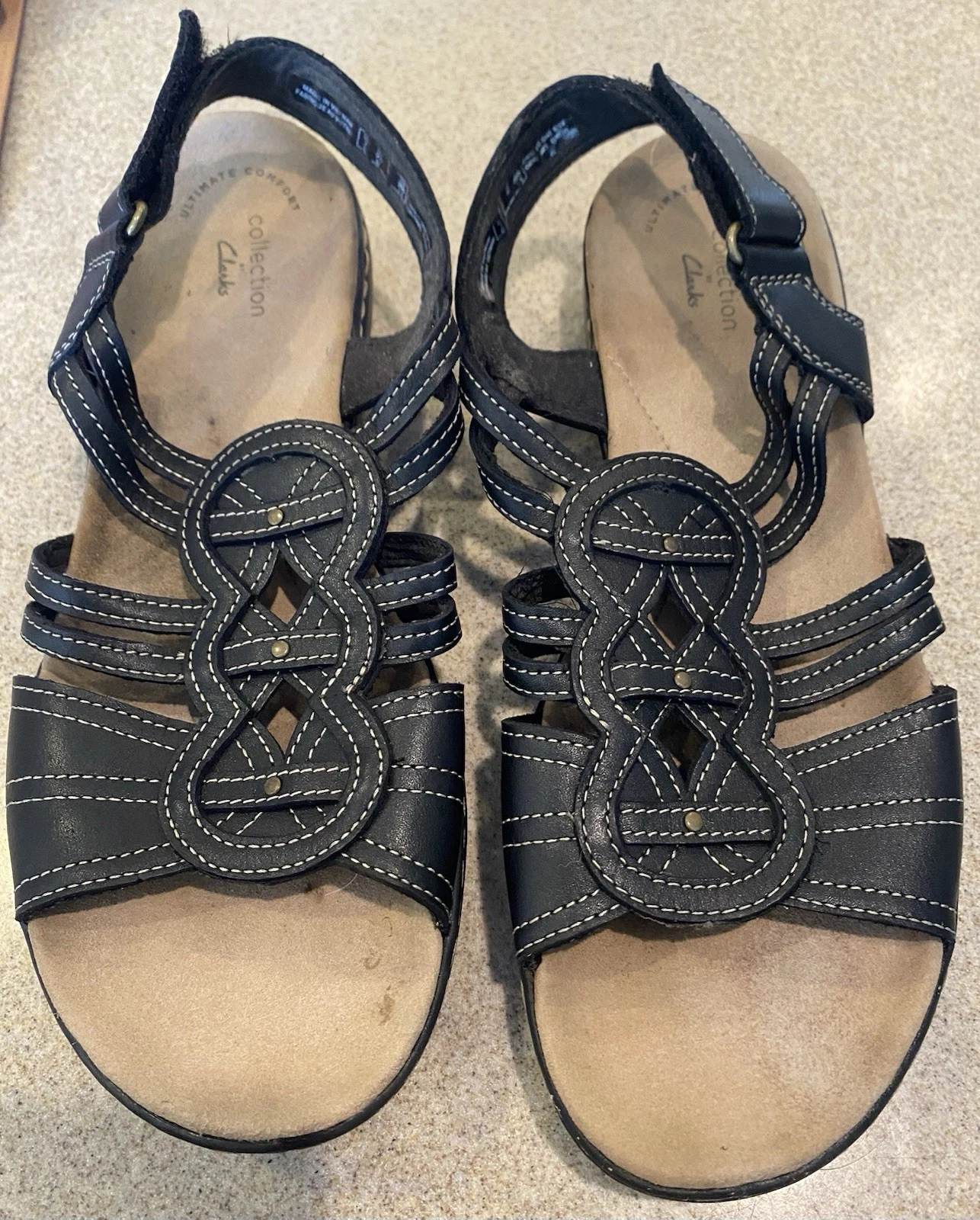 CLARKS Clark's Collection Ultimate Comfort Sandali Nero 9 5