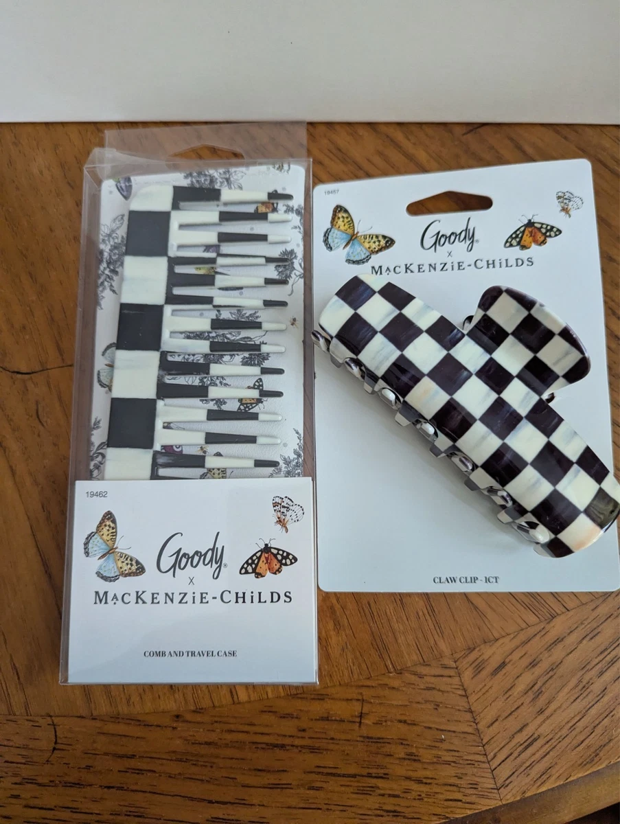 MacKenzie-Childs x Target Black & White Checker Comb with Butterfly Pouch ? RUN to Target for these new Goody x MacKenzie-Childs and  main image 2