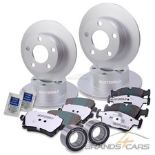 ATEC BREMSE BREMSEN SATZ SET KIT VORN+HINTEN+RADLAGER FÜR AUDI 80 B4 COUPE 92-96