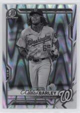 2021 Bowman Draft Chrome Black & White RayWave Refractor Jordy Barley #BDC-6 0a6