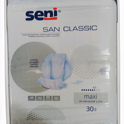Seni San Classic Inkontinenzeinlagen maxi 37x69 cm 30 Stk weiß