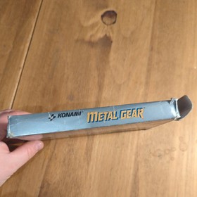 Metal Gear NES - Box and Game Cart ONLY, No map or manuals
