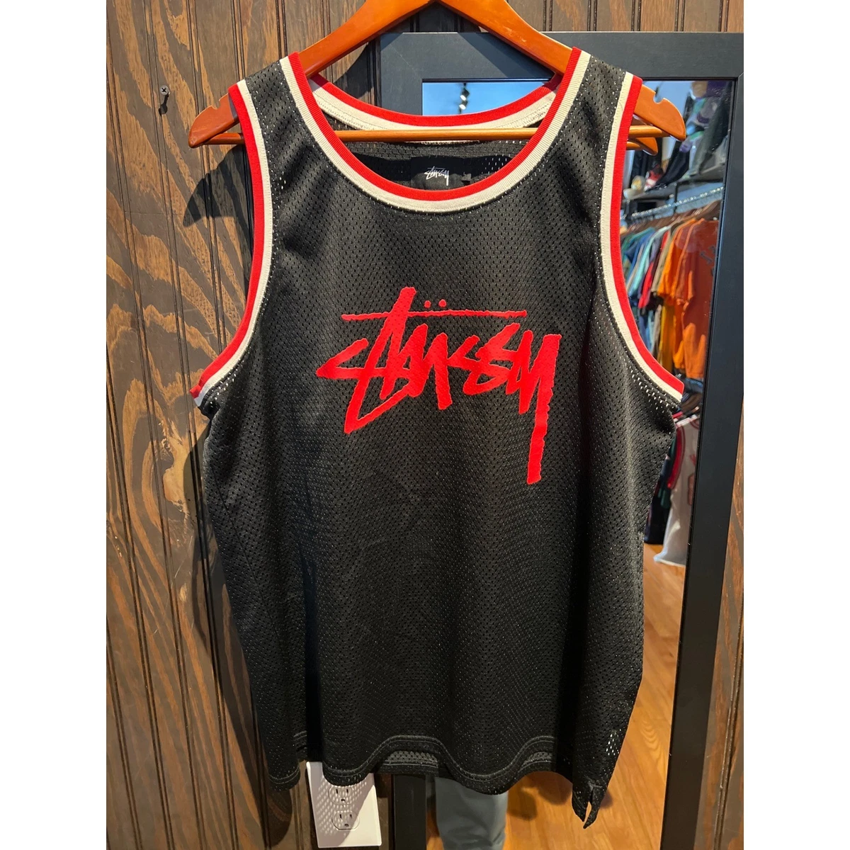 Stussy Red Activewear Tops for Men for Sale | Shop Men's Athletic