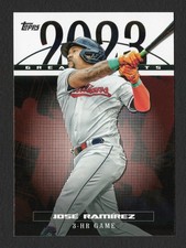 Jose Ramirez 2024 Topps Series 1 2023 Greatest Hits #23GH-4 Guardians