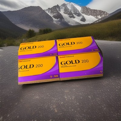 Kodak Gold 200 Professional Color Film 5-Pack 120 - 20 Rolls