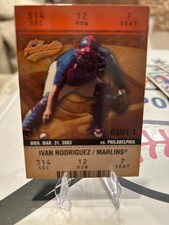 Ivan Rodriguez 2003 Fleer Authentix #100! 2 Card Min! Read Desc!