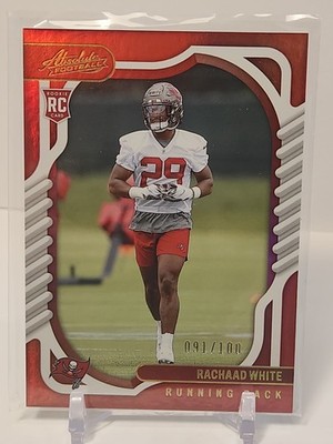 Rachaad White 2022 Panini Absolute Rookie Orange /100 (RC) #191