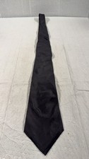 DKNY Black Silk Tie