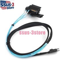 Internal 36Pin Mini SAS SFF-8087 to 4 SFF-8482 SAS Hard Disk Power Cable
