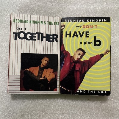 Redhead Kingpin FBI Audio Single Cassette Tape Lot Get It Together + Plan B