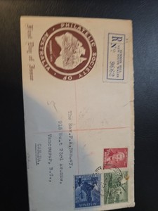 Australian 1947 FDC commemorating 150th of Newcastle With 207-209 SG219-SG221