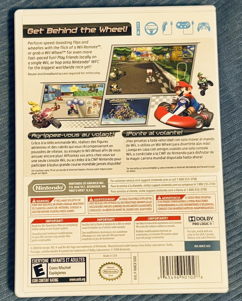 Mario Kart Wii (Nintendo Wii, 2008) BRAND NEW - Image 2 of 4
