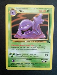 Muk 28/62 Fossil Non-Holo Rare