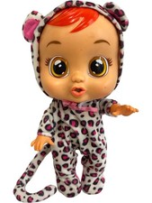 IMC Toys Cry Babies Lea Interactive Doll Leopard Pajamas