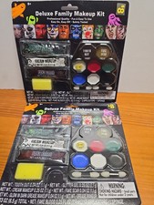 2x Deluxe Family Halloween Makeup Kit Z7