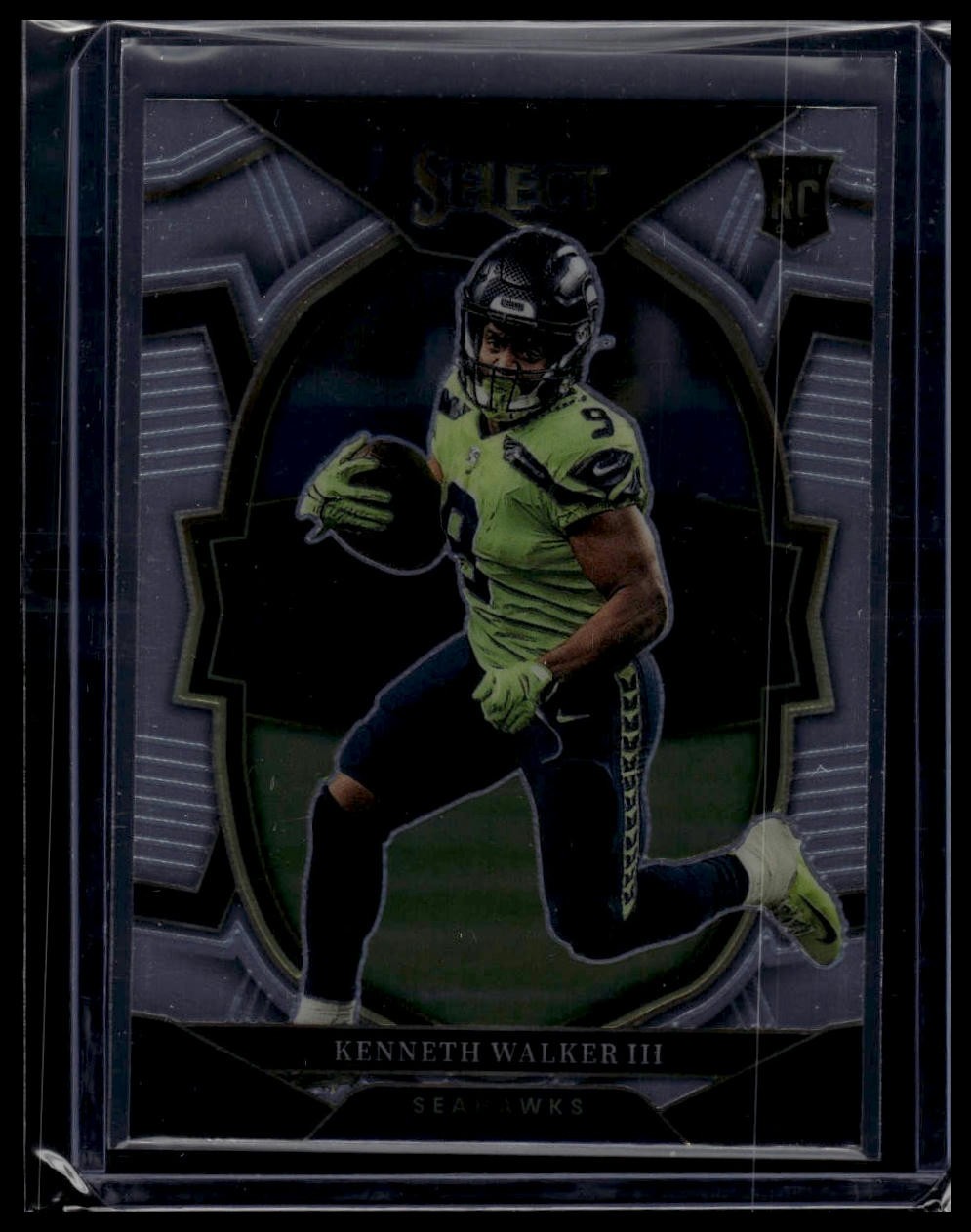 2022 Panini Select #2 Kenneth Walker III Silver Prizm