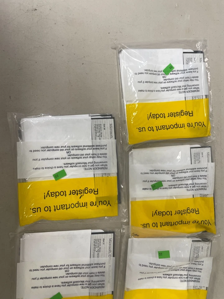 Lote de 3 disquetes de configuración de servidor Windows NT 4.0 sellados con llave de autenticación Foto 2 de 4