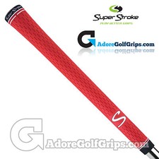 SuperStroke S-Tech Standard Golf Grips - Red / Black / White x 1