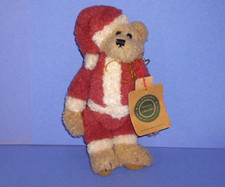 1997 Boyds Bears Plush 8" Nicholas Old Worn Santa Bear 1994 Tody Nominee tags