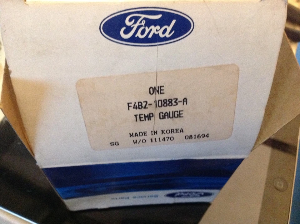 Ford Aspire 1994 1995 medidor de temperatura sin tacómetro nuevo OEM Foto 3 de 3