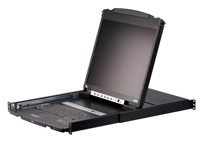 Rackmount KVM PS/2-USB VGA w/LCD Display Aten CL5808N