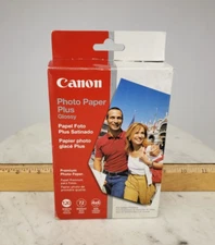 Canon Inkjet Photo Paper Plus Glossy 4x6 120 Sheets 72 lb Premium Inkjet Printer