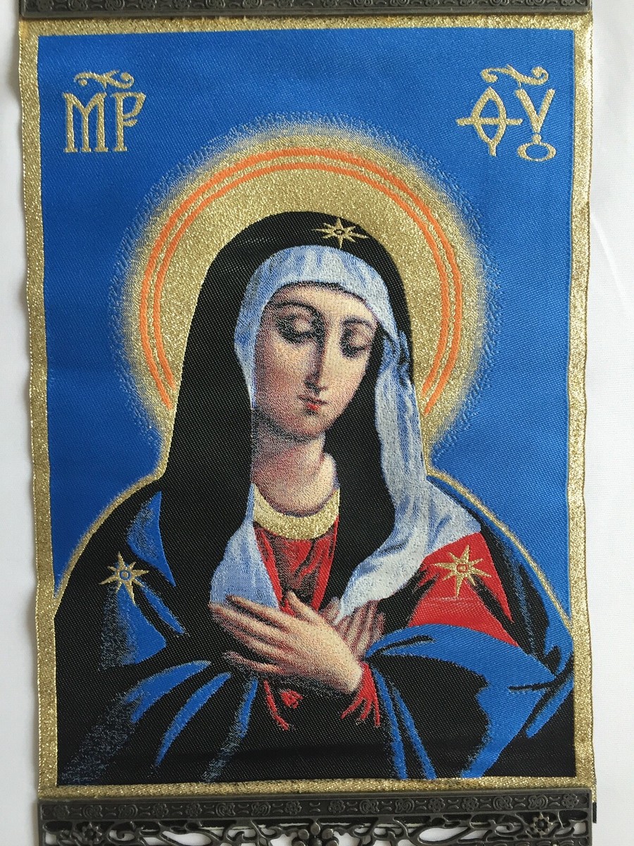 【専用】vintage the Virgin Mary tapestry s-l1200.jpg