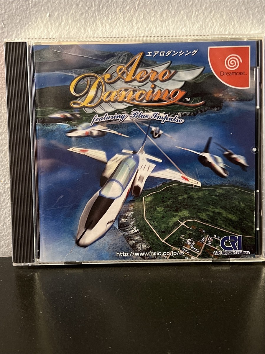 Aero Dancing ft Blue Impulse Sega Dreamcast Japan import +
