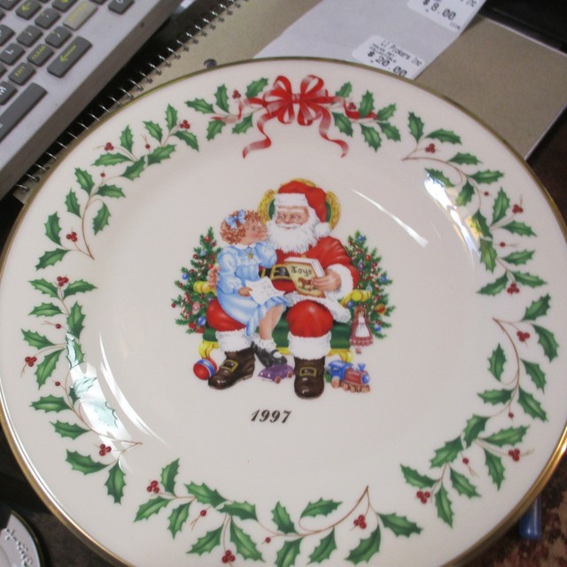 Lenox 1997 ANNUAL HOLIDAY PLATE Christmas MINT 10 5/8" USA ...