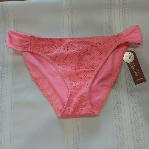 NWT ARIZONA Woman's Swim Hipster Bottoms Pink Blue Red Black M L XL - Picture 9 of 13