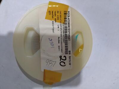 PCCS-ATC600S101FT250XT CAP 0603 ULT-LO ESR NPO RF/MWV SMD 'LOT OF 2321'