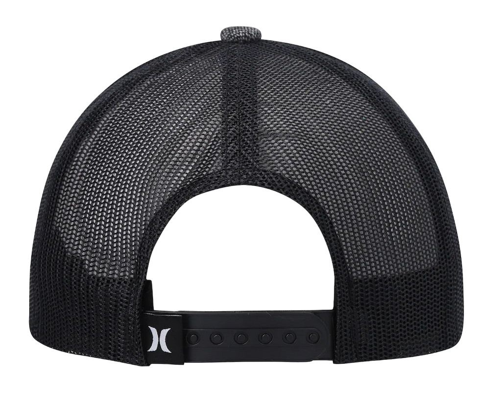 HURLEY DARK GRAY ICON SLASH TRUCKER HAT SNAPBACK MESH HIHM0051 010