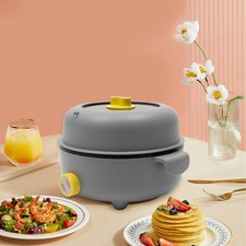 Elektrische Pfannen Kleine Hot Pot Elektro Bratpfanne Tragbarer Multi Kocher DE!