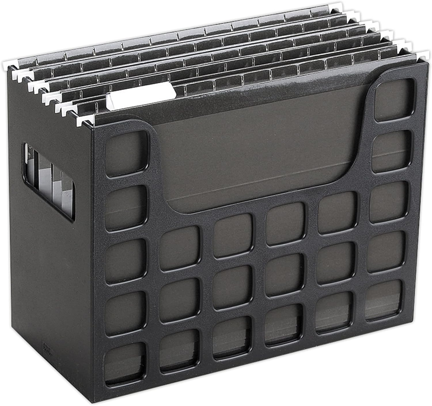 Portable Desktop File, Side Handles, Hanging File Folders, Tabs & Inserts, Lette-image