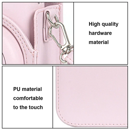 Camera Case Bag Cover For Fujifilm Instax Mini 12 Adjustable Strap PU Leather - Picture 7 of 27