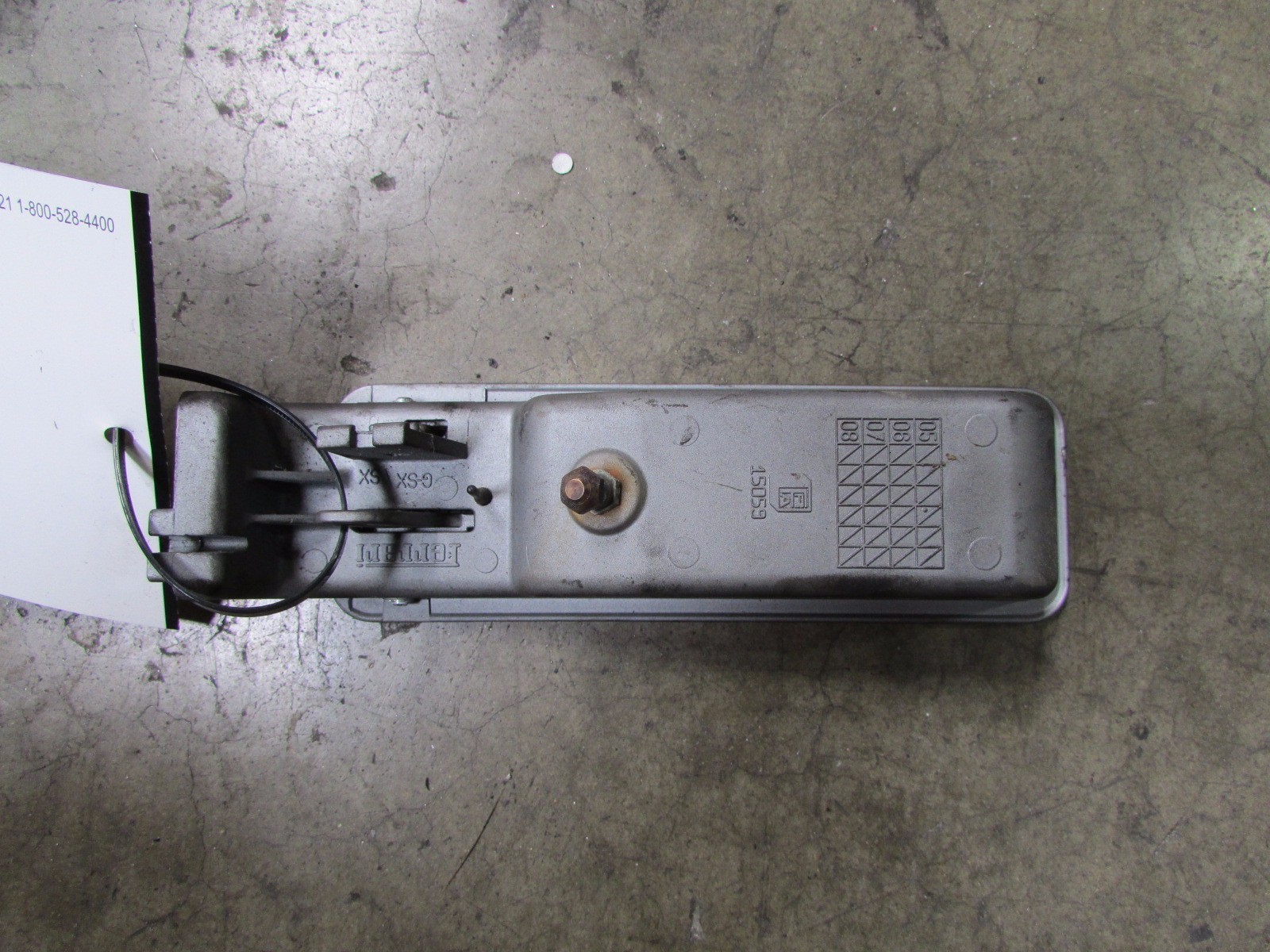 Ferrari 599 GTB, LH, Interior Door Handle, Used, Damaged, P/N 68559500